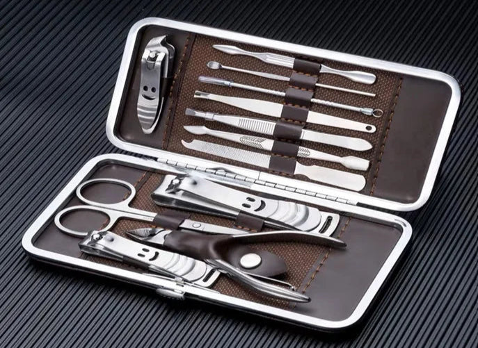 Kit cortador de unhas portátil para manicure