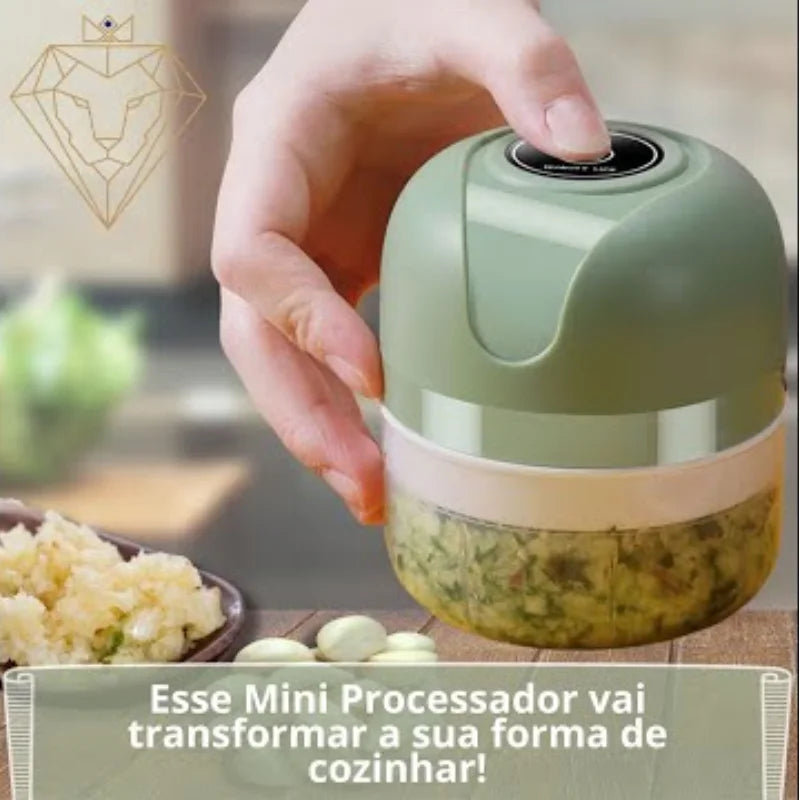 Processador Elétrico de Alimentos Portátil USB Bivolt - Ômega Shop Online