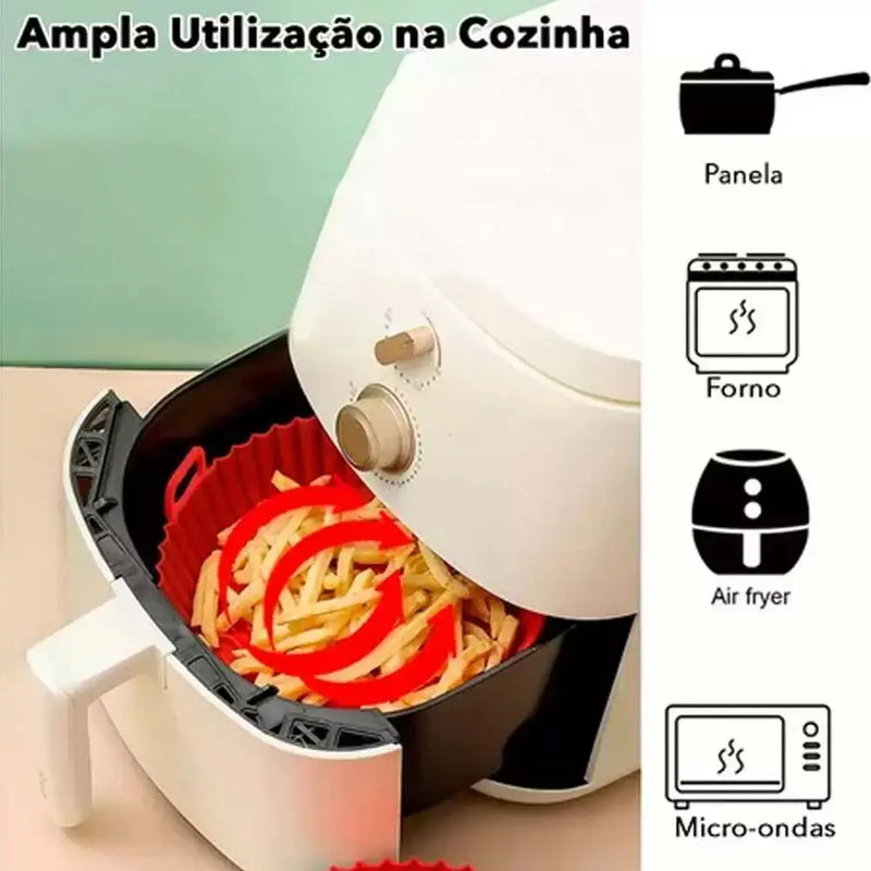 Kit 6 Capas Protetoras de Silicone para AirFryer Medidas Diferentes