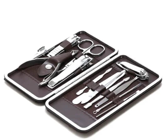 Kit cortador de unhas portátil para manicure
