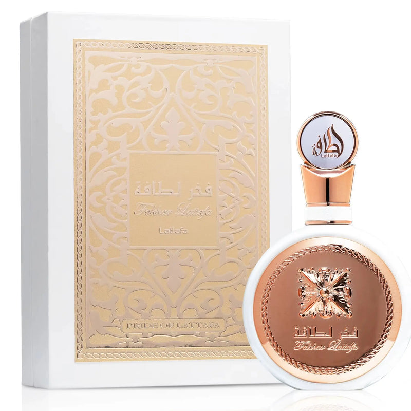 Lattafa Eau De Parfum Perfume Árabe 100ml Fakhar Rose - Perfume Feminino Original