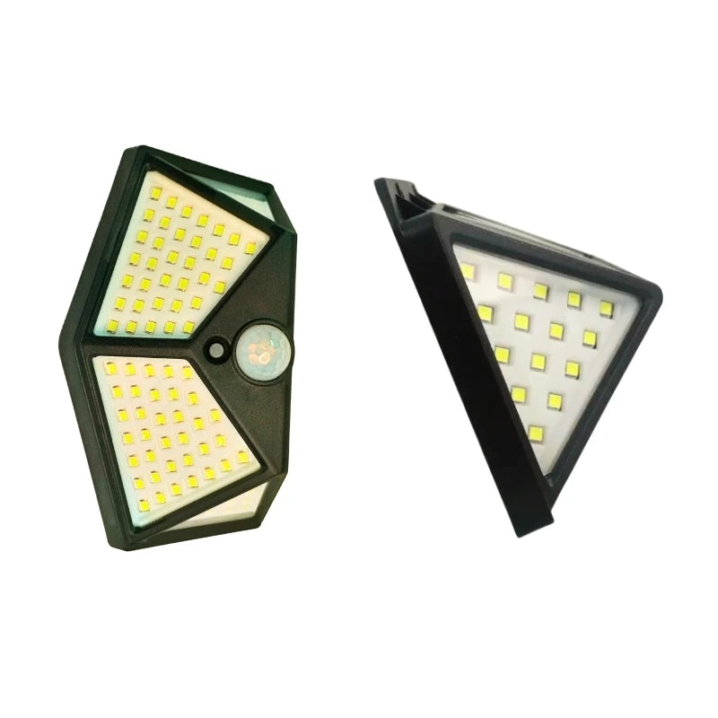 Foco LED solar de pared 100 LED + Sensor de presencia + Protección contra el agua - Ômega Shop Online