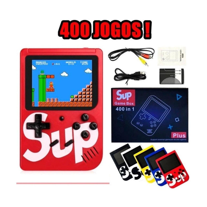 Mini Game Retro Portátil Recarregável Com 400 Jogos - Ômega Shop Online