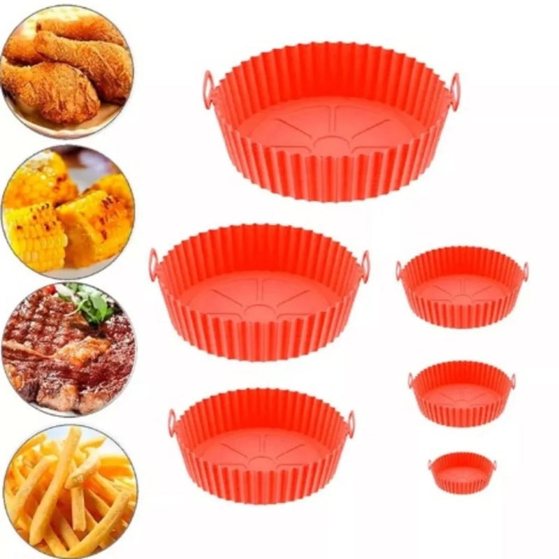 Kit com 6 Capas Protetoras de Silicone para AirFryer