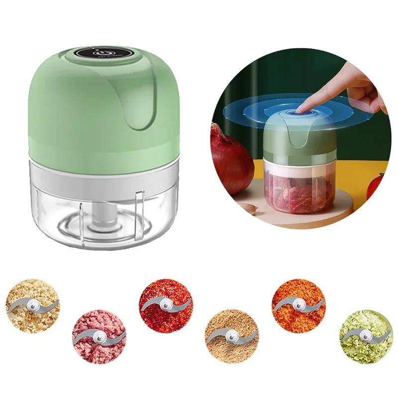 Processador Elétrico de Alimentos Portátil USB Bivolt - Ômega Shop Online