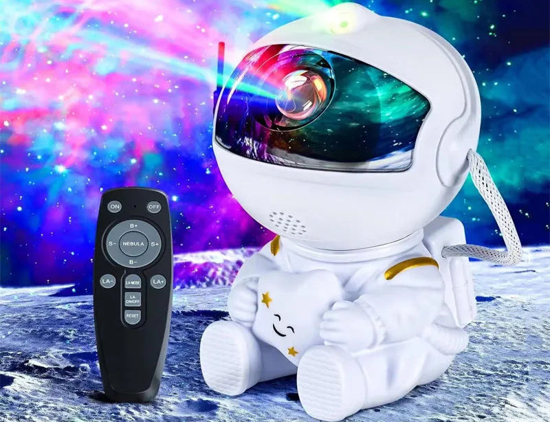 Projetor de céu estrelado de astronauta brasileiro, luz noturna de galáxia, projetor de céu estrelado, luz de astronauta LED, quarto e sala de jogos - Ômega Shop Online