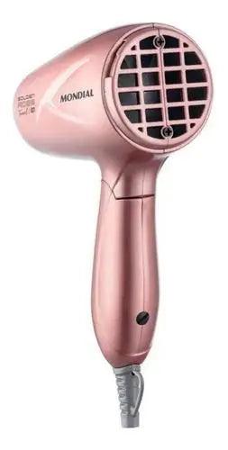 Secador Mondial portável Hair Dryer 1200W Golden Rose Bivolt - Ômega Shop Online